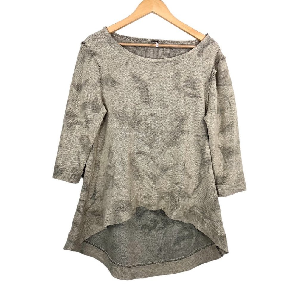 Free People cut out back‎ tie dye boho tunic sz S